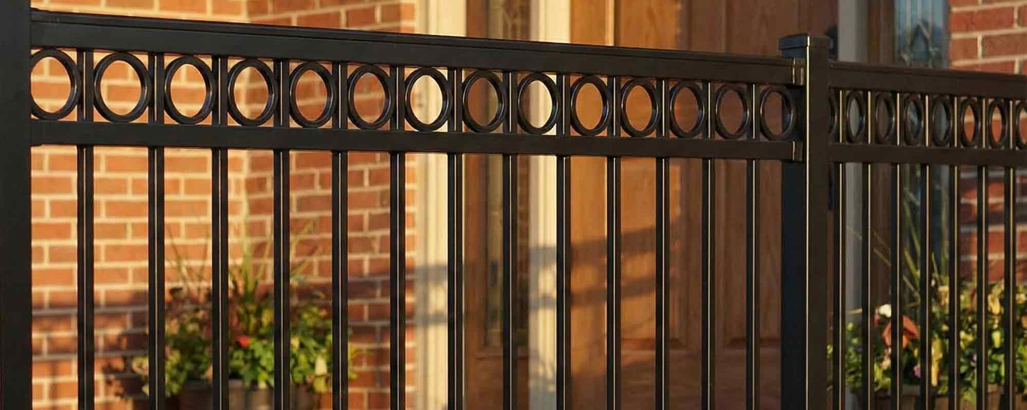 Railings fences
