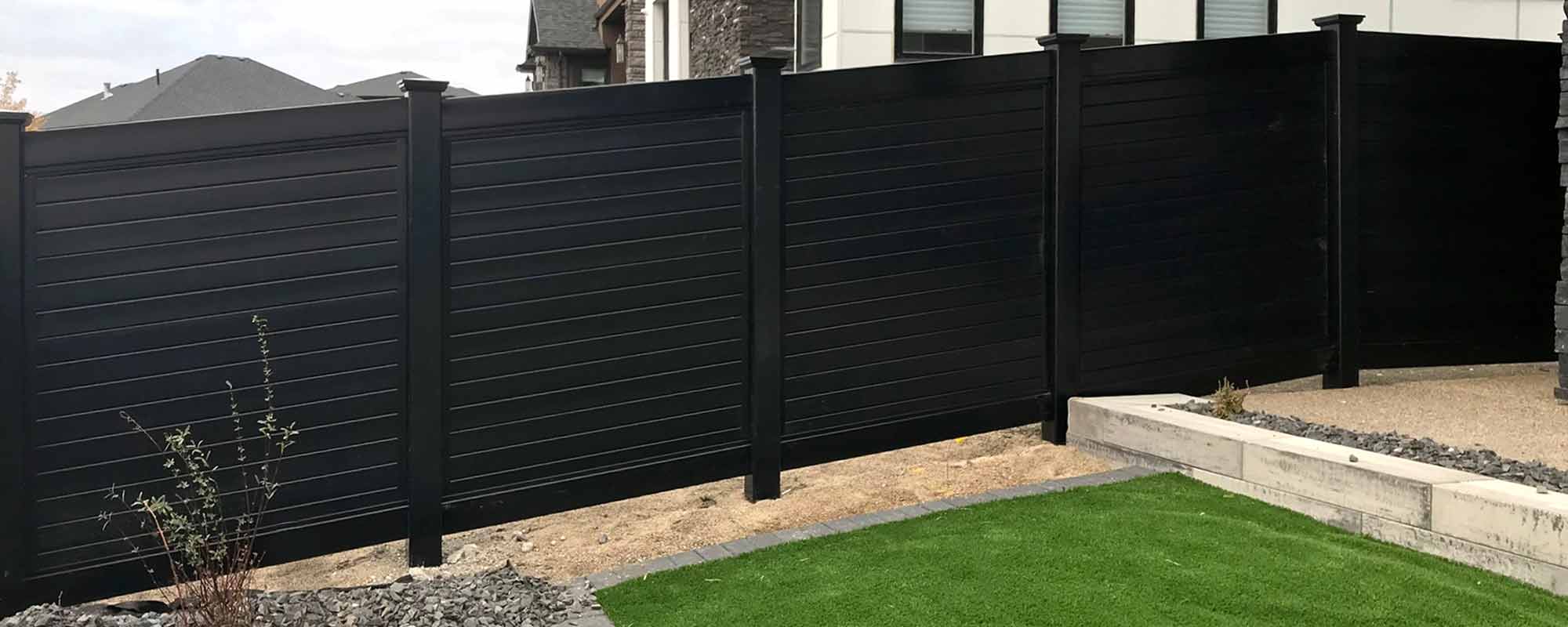 Horizontal Privacy fence