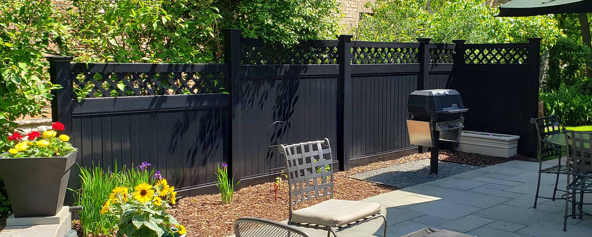 Lattice Top Privacy fence