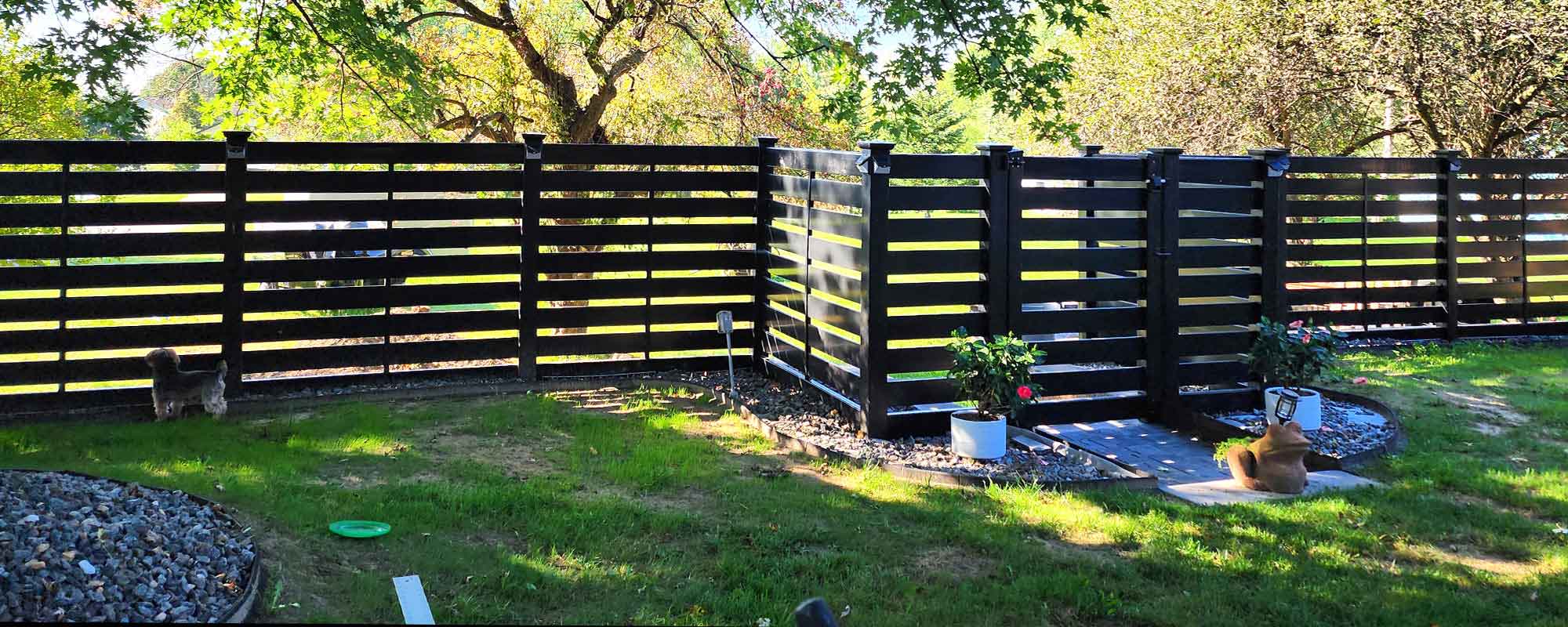 Horizontal Semi-Privacy fence