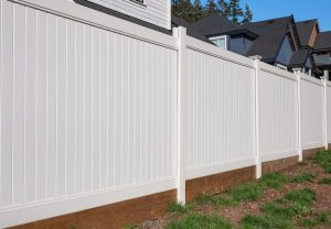Vinyl fence gate